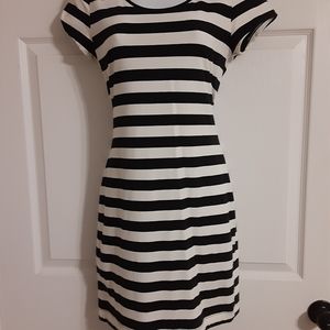 Black and White Stripped Dress